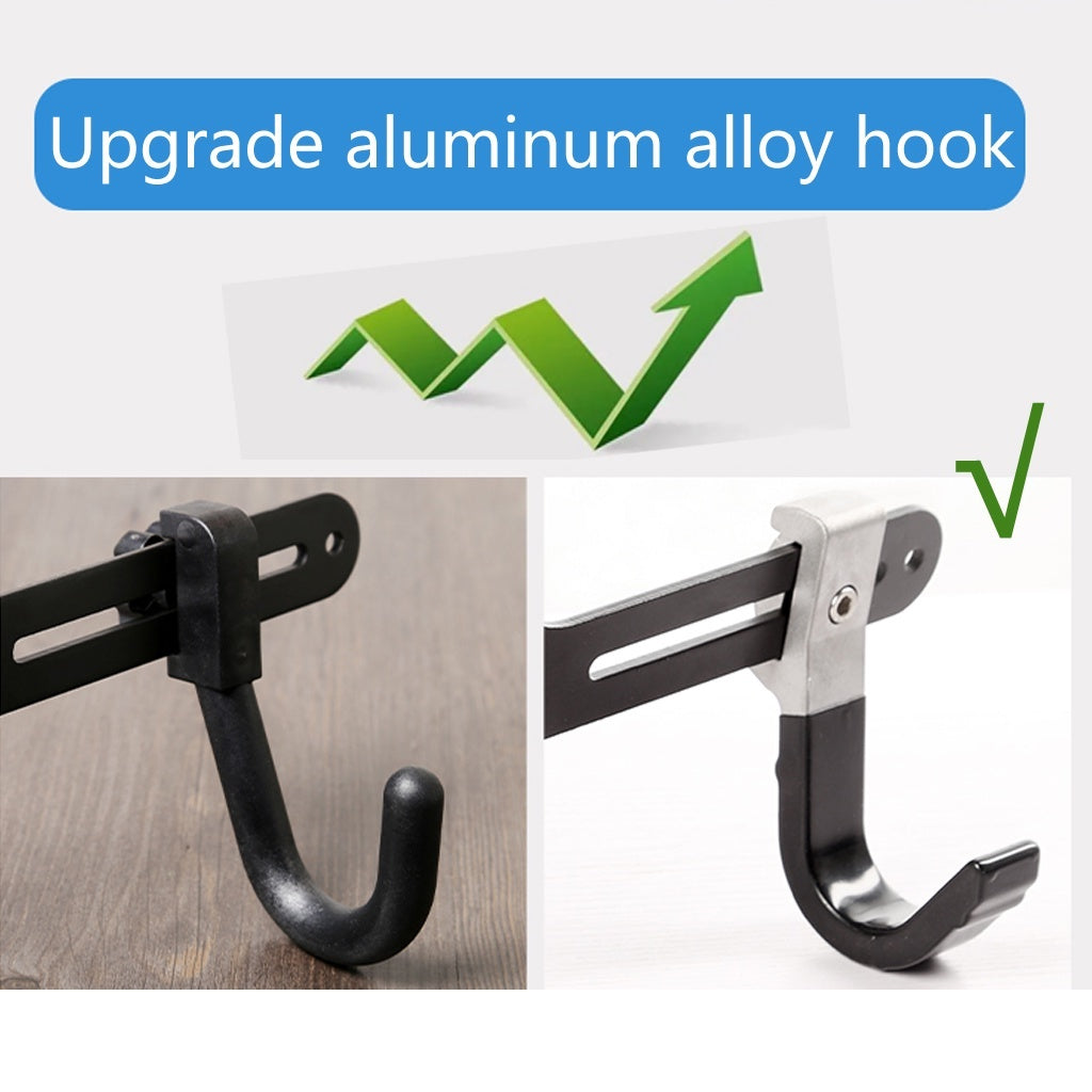 Bicycle Rack Hanger Triple Bike Stand Shelf Floor to Ceiling